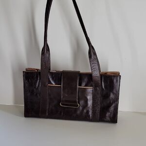 Lazaro Brown Leather Shoulder Bag